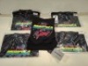 5 X PIECE BRAND NEW MIXED KIDS BALENCIAGA CLOTHING LOT TO INCLUDE BLACK MULTI LOGO HOODIE - BLACK MULTI LOGO T-SHIRTS IN SIZE 6 AND 10 YEARS