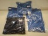 5 X PIECE BRAND NEW MIXED KIDS BALENCIAGA CLOTHING LOT TO INCLUDE BLACK HOODIE - BLUE LOGO HOODIE - 3X BLUE LOGO CREW NECK T SHIRTS IN SIZE 6-8 YEARS