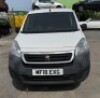 WHITE PEUGEOT PARTNER PROFESSION L1 BLU DIESEL PANEL VAN 1560CC FIRST REGISTERED 29/3/2018 ***THIS IS LOCATED IN CROYDON*** REG: MF18EXG LAST RECORDED MILEAGE SEPT 2023 58,731 MILES MOT EXPIRED 26/9/2024 NO KEYS NO V5 ***PLEASE NOTE THIS WILL NEED COLLECT - 3