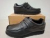 20 X PAIRS OF BRAND NEW PRETTY GREEN SHOES CONTAINING HARROW VELCRO SN00 IN BLACK ALL IN SIZE 9.5 TOTAL RRP &pound;1280
