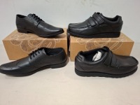 20 X PAIRS OF BRAND NEW PRETTY GREEN SHOES CONTAINING HARROW VELCRO SN00 BROGUE SN53 IN BLACK ALL IN SIZE 9 TOTAL RRP &pound;1280