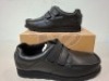 20 X PAIRS OF BRAND NEW PRETTY GREEN SHOES CONTAINING HARROW VELCRO SN00 IN BLACK ALL IN SIZE 8.5 TOTAL RRP &pound;1280