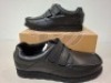 20 X PAIRS OF BRAND NEW PRETTY GREEN SHOES CONTAINING HARROW VELCRO SN00 IN BLACK ALL IN SIZE 7.5 TOTAL RRP &pound;1280
