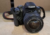 1 X CANON EOS 2000D ZOOM LENS 18-55MM CAMERA (NO BATTERY CHARGER OR LENS COVER)