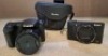 2 PC MIXED LOT TO INCLUDE 1X CANON POWER SHOT SX410IS 40X OPTICAL ZOOM CAMERA - 1X SONY CYBER SHOT DSC-HX80 30X OPTICAL ZOOM CAMERA