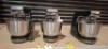 3 X WILKO FOOD PROCESSOR MIXERS 220-240V ( UNTESTED )