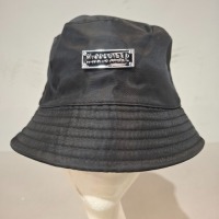 50 X BRAND NEW MISSGUIDED NYLON BUCKET HATS IN BLACK IN ONE LARGE BAG