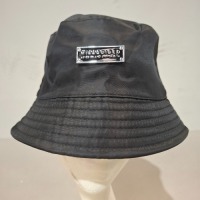 50 X BRAND NEW MISSGUIDED NYLON BUCKET HATS IN BLACK IN ONE LARGE BAG