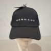 50 X BRAND NEW MENNACE LOGO BASEBALL CAPS IN BLACK IN ONE LARGE BAG