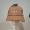 50 X BRAND NEW MENNACE LOGO BASEBALL CAPS IN BROWN IN ONE LARGE BAG