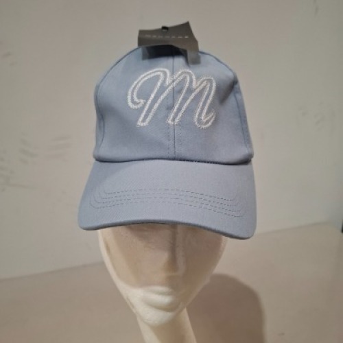 50 X BRAND NEW MENNACE LOGO BASEBALL CAPS IN LIGHT BLUE IN ONE LARGE BAG