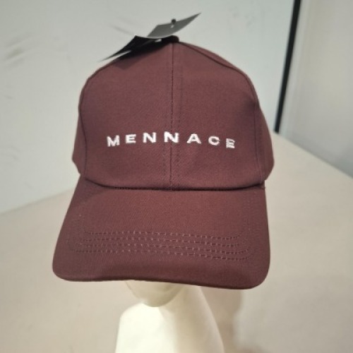 50 X BRAND NEW MENNACE LOGO BASEBALL CAPS IN MAUVE IN ONE LARGE BAG