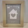 36 X WOODEN PHOTO FRAME IN SIZE 8 X 6 INCH IN GREEN IN 3 BOXES (NOTE AGED PRODUCT - BOXES HAVE MUSTY ODOUR - SEE IMAGE FOR REPRESENTATIVE SAMPLE )
