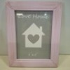 48 X WOODEN PHOTO FRAME IN SIZE 8 X 6 INCH IN PURPLE IN 4 BOXES (NOTE AGED PRODUCT - BOXES HAVE MUSTY ODOUR - SEE IMAGE FOR REPRESENTATIVE SAMPLE )