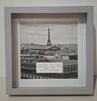 48 X WOODEN PHOTO FRAME IN SIZE 15 X 15 CM IN GREY IN 2 BOXES (NOTE AGED PRODUCT - BOXES HAVE MUSTY ODOUR - SEE IMAGE FOR REPRESENTATIVE SAMPLE )
