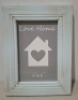60 X WOODEN PHOTO FRAME IN SIZE 6 X 4 INCH IN BLUE IN 5 BOXES (NOTE AGED PRODUCT - BOXES HAVE MUSTY ODOUR - SEE IMAGE FOR REPRESENTATIVE SAMPLE )