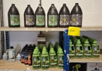 75 X BRAND NEW PLANTS GROWING PRODUCTS LOT CONTAINING VINNY'S GROWING CHOICE GROW PART A , CALI PRO GROW B , ROYAL GOLD 0-1-0 ORGANIC FLOWERING BIO CATALYST , INDICA HIMALAYAN HARDENER FRUIT FORMATION PK BOOSTER ETC