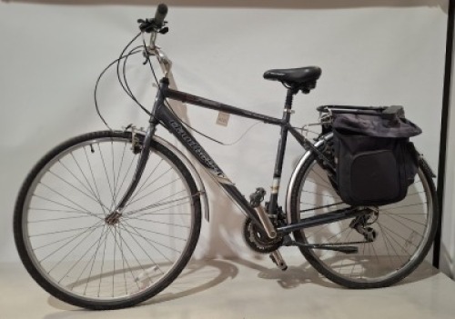 1 X CLAUD BUTLER 70S SERIES ALLOY BIKE WITH BAG AND BIKE LOCK IN GREY IN SIZE 54CM