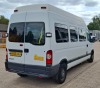 WHITE RENAULT MASTER LH35 DCI 120 LWB ACCESSIBILITY MINIBUS 2463 CC REG: HX56 BNU MILEAGE: 168,024 1ST REGISTERED 1/12/2006 WITH V5 MOT UNTIL 6/8/2026 WITH 2 KEYS TOTAL CAPACITY INC DRIVER: 10 CURRENT SERVICE HISTORY SINCE PURCHASE & LIFT CERTIFIED UNTIL - 3
