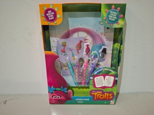 168 X BRAND NEW DREAMSWORKS TROLLS WORLD TOUR - THEMED ACTIVITY PACKS IN 14 BOXES