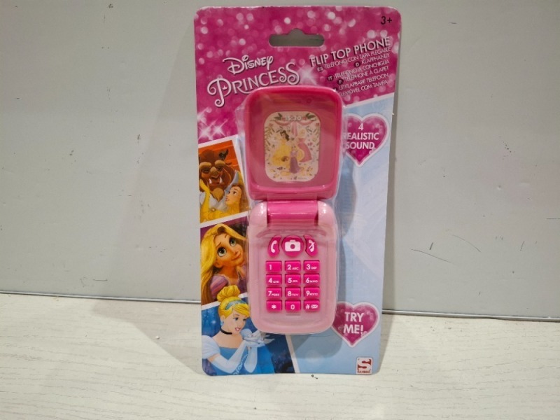 40 X BRAND NEW KIDS DISNEY PRINCESS FLIP PHONE WITH SOUNDS TOY - RRP EACH &pound;30 - TOTAL RRP FOR LOT &pound;1,200 IN 4 BOXES