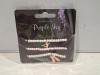 216 X BRAND NEW PACKS OF 3 PURPLE IVY BRACELETS IN 9 BOXES