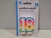768 X BRAND NEW 18TH BIRTHDAY CANDLES IN 32 BOXES