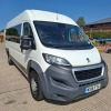 WHITE PEUGEOT BOXER 440 L4H2 HDI ACCESSIBILITY MINIBUS WITH TAIL LIFT - DIESEL - 2198CC REG: MX16 FTA MILES: 129,319 IST REGISTERED: 19/5/2016 WITH V5 MOT UNTIL 9/4/2026 1 KEY TOTAL CAPACITY INC DRIVER: 17 CURRENT SERVICE HISTORY SINCE PURCHASE & LIFT CER