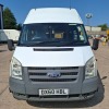 WHITE FORD TRANSIT 115 T350L RWD ACCESSIBILITY MINIBUS WITH TAIL LIFT - DIESEL - 2402 CC REG: DX60 HBL MILES: 113,717 1ST REGISTERED 18/11/2010 WITH V5 MOT UNTIL 20/5/2026 2 KEYS TOTAL CAPACITY INC DRIVER: 10 CURRENT SERVICE HISTORY SINCE PURCHASE & LIFT - 8