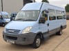 BLUE IVECO DAILY 45C15 ACCESSIBILITY MINIBUS - DIESEL 2998 CC REG GN58LHJ MILES 46,488 1ST REGISTERED 11/12/2008 WITH V5 MOT UNTIL 25/6/2026 WITH 1 KEY TOTAL CAPACITY INC DRIVER: 17 CURRENT SERVICE HISTORY SINCE PURCHASE & LIFT CERTIFIED UNTIL AT LEAST 1/ - 2