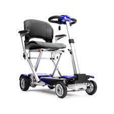 BRAND NEW FACTORY SEALED DRIVE DEVILBISS AUTOFOLD ELITE MOBILITY SCOOTER IN BLUE (FLEX/SUSP/BLUE) 2025-03 MAX RANGE 9 MILES - MAX SPEED 4 MPH RRP &pound;1799 WEIGHT 30.5KG (NOTE BOX HAS BEEN OPENED BUT ITEM STILL FACTORY PACKAGED)