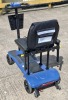 NEXT GEN FOLDABLE MOBILITY SCOOTER IN BLUE WITH BATTERY & CHARGER CONDITIION: VERY GOOD (TESTED WORKING & SEE ALL IMAGES FOR CONDITION) - 4