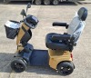 FREERIDER FR-13B MOBILITY SCOOTER IN GOLD / BLACK WITH BATTERY & CHARGER 35 MILE RANGE - MAX SPEED 8 MPH ORIG RRP &pound;4995 CONDITION - GOOD - SCUFFS ON BATTERY COVER PAINTWORK (TESTED WORKING & SEE ALL IMAGES FOR CONDITION) - 6