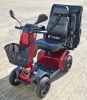FREERIDER FR-13B MOBILITY SCOOTER IN RED WITH RAINCOVER, BATTERY & CHARGER 35 MILE RANGE - MAX SPEED 8 MPH ORIG RRP &pound;4995 CONDITION - VERY GOOD (TESTED WORKING & SEE ALL IMAGES FOR CONDITION) - 2