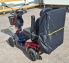 FREERIDER FR-13B MOBILITY SCOOTER IN RED WITH RAINCOVER, BATTERY & CHARGER 35 MILE RANGE - MAX SPEED 8 MPH ORIG RRP &pound;4995 CONDITION - VERY GOOD (TESTED WORKING & SEE ALL IMAGES FOR CONDITION) - 4