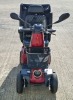 FREERIDER FR-13B MOBILITY SCOOTER IN RED WITH RAINCOVER, BATTERY & CHARGER 35 MILE RANGE - MAX SPEED 8 MPH ORIG RRP &pound;4995 CONDITION - VERY GOOD (TESTED WORKING & SEE ALL IMAGES FOR CONDITION) - 5