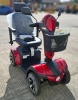 DEVILBISS HEALTHCARE VIPER MOBILITY SCOOTER IN RED WITH BATTERY & CHARGER ORIG RRP &pound;3498 25 MILES RANGE - MAX SPEED 8 MPH CONDITION - AS NEW (TESTED WORKING & SEE ALL IMAGES FOR CONDITION)