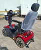 DEVILBISS HEALTHCARE VIPER MOBILITY SCOOTER IN RED WITH BATTERY & CHARGER ORIG RRP &pound;3498 25 MILES RANGE - MAX SPEED 8 MPH CONDITION - AS NEW (TESTED WORKING & SEE ALL IMAGES FOR CONDITION) - 4