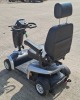 KYMCO UK KOMFY 4 MOBILITY SCOOTER IN SILVER (MODEL: EQ30FA(UK) ) WITH BATTERY & CHARGER 25 MILES RANGE - MAX SPEED 4 MPH CONDITION: GOOD (TESTED WORKING & SEE ALL IMAGES FOR CONDITION) - 4