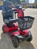 ABILEZE OLYMPIAN MOBILITY SCOOTER IN RED MODEL: MS0107S WITH BATTERY & CHARGER 19 MILES RANGE - MAX SPEED 7 1/2 MPH CONDITION: NEAR NEW (TESTED WORKING & SEE ALL IMAGES FOR CONDITION)