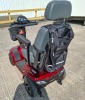 ABILEZE OLYMPIAN MOBILITY SCOOTER IN RED MODEL: MS0107S WITH BATTERY & CHARGER 19 MILES RANGE - MAX SPEED 7 1/2 MPH CONDITION: NEAR NEW (TESTED WORKING & SEE ALL IMAGES FOR CONDITION) - 4