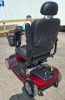 PRIDE COLT DELUXE MOBILTY SCOOTER IN RED WITH BATTERY & CHARGER CONDITION - VERY GOOD 21 MILE RANGE - MAX SPEED 6 MPH (TESTED WORKING & SEE ALL IMAGES FOR CONDITION) - 4