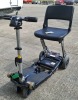 FREERIDER LUGGIE ELITE FOLDING MOBILITY SCOOTER IN BLACK NO CHARGER - TESTED WORKING WITH CHARGE REMAINING IN BATTERY CONDITION: GOOD - 2