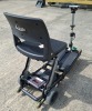 FREERIDER LUGGIE ELITE FOLDING MOBILITY SCOOTER IN BLACK NO CHARGER - TESTED WORKING WITH CHARGE REMAINING IN BATTERY CONDITION: GOOD - 3