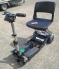 FREERIDER LUGGIE ELITE FOLDING MOBILITY SCOOTER IN BLACK NO CHARGER - TESTED WORKING WITH CHARGE REMAINING IN BATTERY CONDITION: GOOD - 2