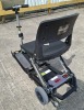 FREERIDER LUGGIE ELITE FOLDING MOBILITY SCOOTER IN BLACK NO CHARGER - TESTED WORKING WITH CHARGE REMAINING IN BATTERY CONDITION: GOOD - 3