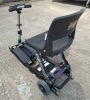 FREERIDER LUGGIE ELITE FOLDING MOBILITY SCOOTER IN BLACK NO CHARGER - TESTED WORKING WITH CHARGE REMAINING IN BATTERY CONDITION: GOOD - 4