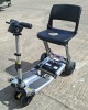 FREERIDER LUGGIE ELITE FOLDING MOBILITY SCOOTER IN SILVER NO CHARGER - TESTED WORKING WITH CHARGE REMAINING IN CHARGER CONDITION: GOOD - 2
