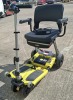 FREERIDER LUGGIE ELITE FOLDABLE MOBILITY SCOOTER IN YELLOW WITH BATTERY & CHARGER CONDITION: GOOD (TESTED WORKING & SEE ALL IMAGES FOR CONDITION) - 2