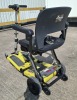 FREERIDER LUGGIE ELITE FOLDABLE MOBILITY SCOOTER IN YELLOW WITH BATTERY & CHARGER CONDITION: GOOD (TESTED WORKING & SEE ALL IMAGES FOR CONDITION) - 4